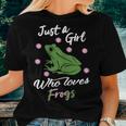 Just A Girl Who Loves Frog For Frog Lover Women T-shirt Gifts for Her