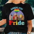 Kansas City Gay Pride Lgbtqia Missouri Kc Mo Lesbian Queer Women T-shirt Gifts for Her