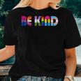 Be Kind Lgbt Flag Gay Les Pride Month Transgender Pansexual Women T-shirt Gifts for Her