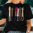 Be Kind Sign Language Hand Talking Lgbt Bisexual Pride Asl Women T-shirt Gifts for Her