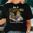 Be A Kind Sole Autism Awareness Puzzle Shoes Be Kind Women T-shirt Gifts for Her