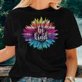 Be Kind Tie Dye Sunflower For Women And Girls Women T-shirt Gifts for Her