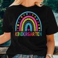 Kindergarten Rainbow Girls Boys Teacher First Day Of School Women T-shirt Gifts for Her