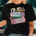 Last Day Of School Teacher Summer Recharge Require Women T-shirt Gifts for Her