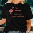 Lawn Pink Flamingo Retirement Animal Lover Retirement Women T-shirt Gifts for Her