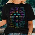 Let Me Tell You About My Jesus Christian Bible God Tie Dye Women T-shirt Gifts for Her