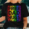 Lgbt Flag Proud Dad Free Mom Hugs Gay Lesbian Pride Rainbow Women T-shirt Gifts for Her