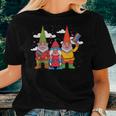Lgbt Gay Pride Garden Gnome Lover Rainbow Flag Nordic Gnome Women T-shirt Gifts for Her