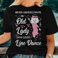 Line Dancing Choreographer Dance Teacher Grandma Dancer Women T-shirt Gifts for Her