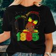 Little Miss Junenth 1865 Black Girl Melanin Toddler Kids Women T-shirt Gifts for Her
