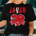 Loser Lover Drip Heart Red Matching Outfit Women Women T-shirt Gifts for Her
