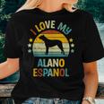 I Love My Alano Espanol Alano Espanol Men Women T-shirt Gifts for Her