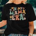 In My Mama Era Cute Smile Face Groovy Mom Mama Mother Era Women T-shirt Gifts for Her