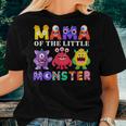 Mama Little Monster Kids 1St Birthday Party Family Monster Women T-shirt Gifts for Her