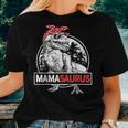 MamasaurusRex Dinosaur Mama Saurus Family Matching For Mama Women T-shirt Crewneck Gifts for Her