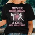 Martial ArtsNever Underestimate A Girl Women T-shirt Gifts for Her
