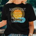Math Teacher On Vacation Novelty Women T-shirt Gifts for Her