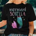 Mermaid Sorella Italian Sister Mermaid Lover Women T-shirt Gifts for Her