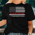 Missouri American Flag Affton Usa Patriotic Souvenir Women T-shirt Gifts for Her