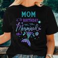 Mom Of The Birthday Mermaid Theme Party Squad Security Mommy Women T-shirt Gifts for Her
