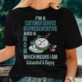Mom Customer Service Representative Tired Busy Women T-shirt Gifts for Her