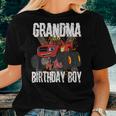 Monster Truck Family Matching Party Grandma Of The Birthday Women T-shirt Gifts for Her