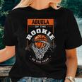 Nana Rookie Of The Year Basketball Abuela Of The Rookie Women T-shirt Gifts for Her