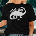 Nanasaurus NanaSaurus Dinosaur Mother Day Dino Women T-shirt Gifts for Her
