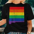 New Mexico Rainbow Flag Map Gay Pride Lesbian Lgbt Women T-shirt Crewneck Gifts for Her