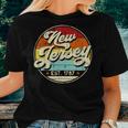 Nj Locals Visitors New Jersey Moms Dads Garden State Women T-shirt Gifts for Her