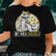 Nonna Saurus Sunflower Dinosaur Italian GrandmaRex Women T-shirt Gifts for Her