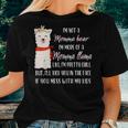 Im Not A Momma Bear Im More Of A Momma Llama Floral Women T-shirt Gifts for Her