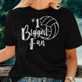 Number One 1 Biggest Fan Volleyball Mom Volleyball Dad Women T-shirt Gifts for Her