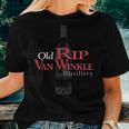 Old Rip Van Winkle Distillery Pappy Bourbon Whiskey Trail Women T-shirt Gifts for Her