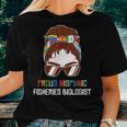 Hispanic Heritage Month Fisheries Biologist Woman Women T-shirt Gifts for Her