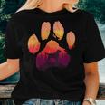 Paw Cavador Dog Mom Dad Mountains Sunset Dog Mom Dad Mountai Women T-shirt Gifts for Her