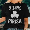 Pi Day St Patrick's 314 Irish Pirish Math Teacher Women T-shirt Gifts for Her