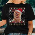Pomeranian Christmas Ugly Sweater Dog Lover Xmas Women T-shirt Gifts for Her