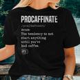 Procaffinate Caffeine Drinker Coffeeholic Latte Women T-shirt Gifts for Her