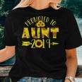 Promoted To Aunt Est 2019Sunflower Aunt Women T-shirt Gifts for Her