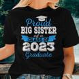Proud Big Sister Of 2023 Graduate Awesome Family College Women T-shirt Gifts for Her