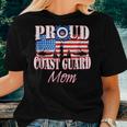 Proud Coast Guard Mom Usa Flag Women For Mom Women T-shirt Gifts for Her