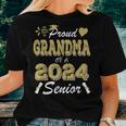 Proud Grandma Of A Senior 2024 Class Of 24 Grandma Senior Women T-shirt Gifts for Her