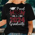 Proud Mom Of A Class Of 2024 Graduate 2024 Senior Mom 2024 Women T-shirt Gifts for Her