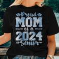 Proud Mom Class Of 2024 Senior Graduate 2024 Senior 24 Women T-shirt Gifts for Her