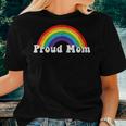 Proud Mom Pride Gay Lgbt Day Month Parade Rainbow Women T-shirt Crewneck Gifts for Her