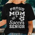 Proud Mom Of A Soccer Senior 2024 Mom Graduation Women T-shirt Gifts for Her