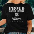 Proud Us Coast Guard Mom Us Military Family 4Th Of July For Mom Women T-shirt Gifts for Her