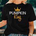 Pumpkin King Halloween Fall Season King Women T-shirt Gifts for Her