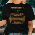 Pumpkin Pi Pun Fall Thanksgiving Or Halloween Math Halloween Math Women T-shirt Gifts for Her